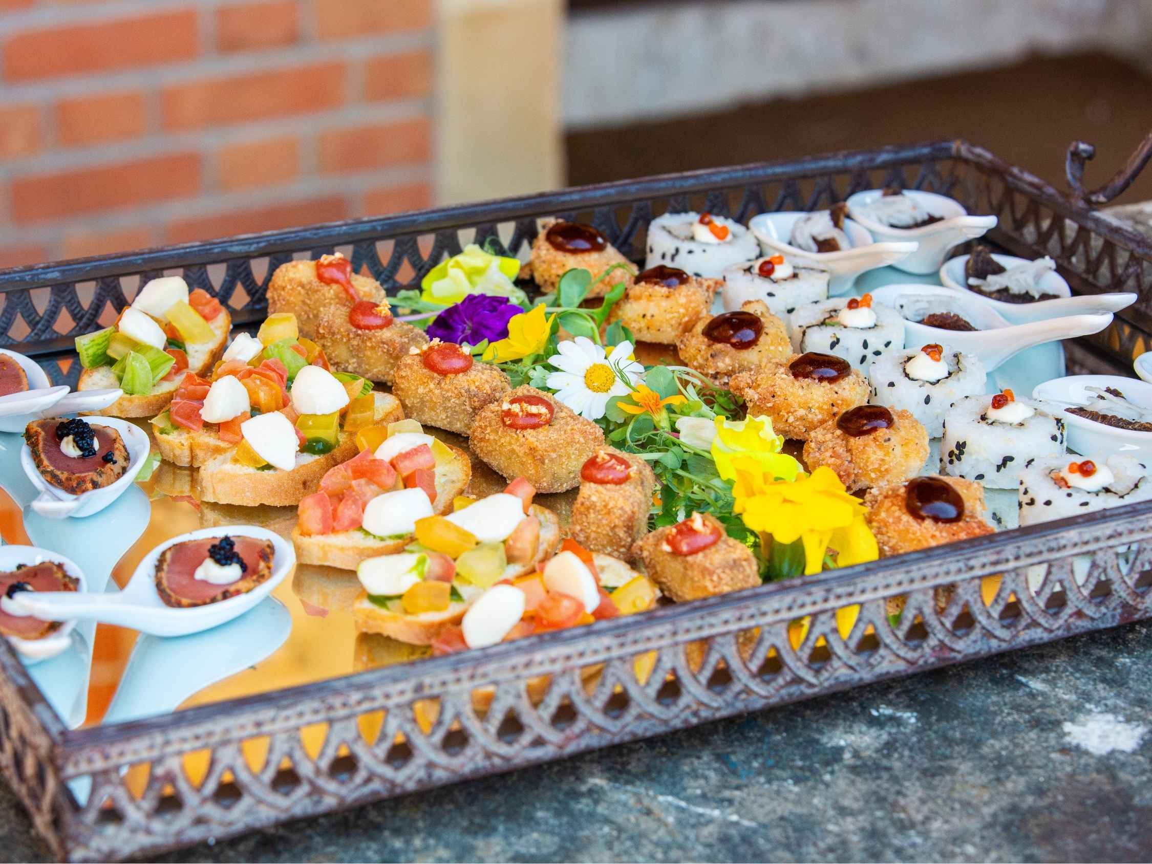Canapés and small plates